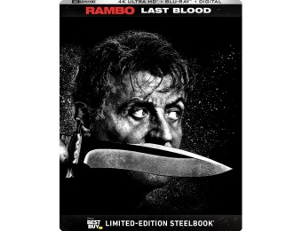 $5 off Rambo: Last Blood [SteelBook] (4K Ultra HD/Blu-ray)