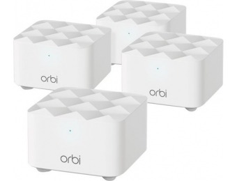 $100 off Netgear Orbi AC1200 Dual-Band Mesh Wi-Fi System (4-pack)
