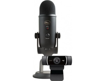 $110 off Blue Yeti USB Microphone & Logitech C922 Pro HD Webcam