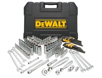$75 off DeWalt 118 Piece Mechanics Tool Set, 1/4" & 3/8"