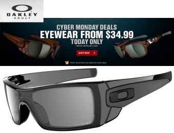 Oakley Vault Cyber Monday Deals - Oakley Eyewear from $34.99