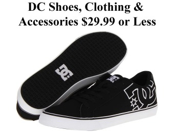6PM Cyber Monday Deals - DC Shoes & Accessories $29.99 or Less