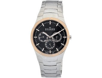 $125 off Skagen Men's 596XLTRXM Chronograph Titanium Watch