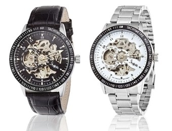 $215 off Sheffield Skeleton Dial Men's Watches