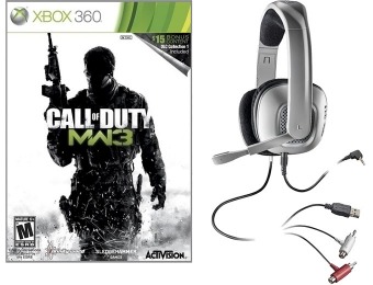 50% off CoD: Modern Warfare 3 w/ Plantronics X40 Headset (Xbox 360)