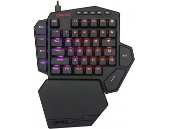 $5 off REDRAGON One-Handed RGB Mechanical Gaming Keyboard