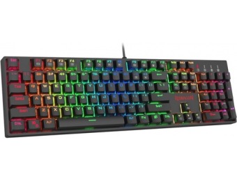 $10 off REDRAGON K582 SURARA RGB Wired Gaming Keyboard