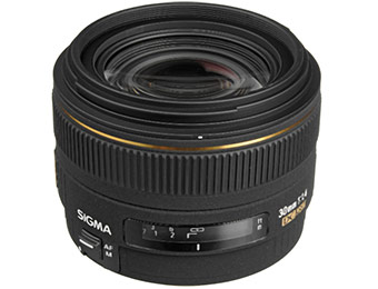 $200 off Signma 30mm f/1.4 EX DC HSM Autofocus Lens