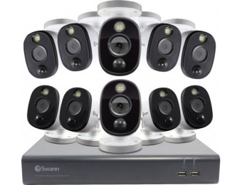 $120 off Swann 16-Ch 1080p 1TB DVR Surveillance System