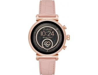 $146 off Michael Kors Access Sofie Heart Rate Smartwatch Stainless