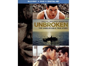80% off Unbroken (Blu-ray/DVD)