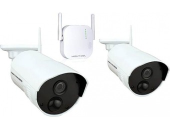 $140 off Night Owl 4-Ch Wireless 1080p Surveillance System
