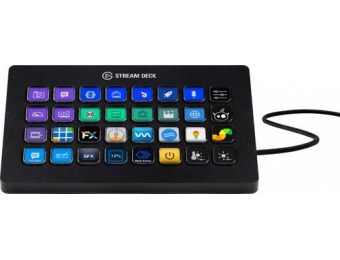 $60 off Elgato Stream Deck XL Wired Keypad with Back Lighting