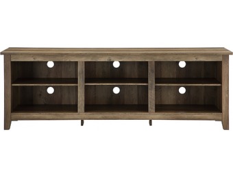 $70 off Walker Edison Rustic Wood TV Stand for TVs up to 75"