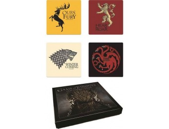 55% off Game of Thrones House Sigil Coaster Set