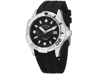 $325 off Stuhrling Original 718.02 Aquadiver Manta Ray Swiss Watch