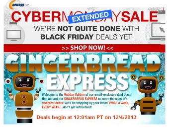 Newegg Cyber Monday Extended Sale - Several Great Deals