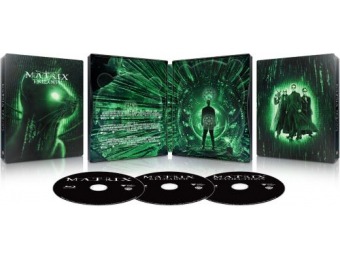$55 off The Matrix Trilogy [SteelBook] 4K Ultra HD Blu-ray