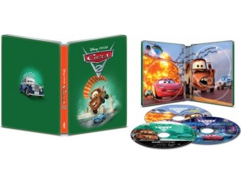 $25 off Cars 2 [SteelBook] 4K Ultra HD Blu-ray/Blu-ray
