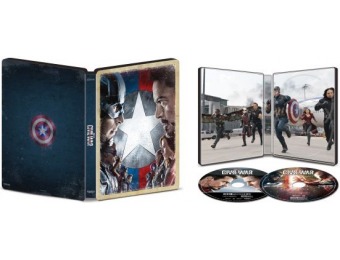 $20 off Captain America: Civil War [SteelBook] 4K Ultra HD Blu-ray
