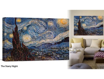 $122 off iCanvasART Classic Museum-Quality Canvas Art Prints