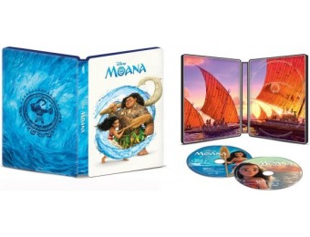 71% off Moana [SteelBook] 4K Ultra HD Blu-ray/Blu-ray