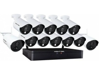 $150 off Night Owl 20-Ch 12-Cam Wireless/Wired 1080p Surveillance