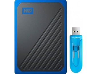 $100 off WD 1TB My Passport Go Portable SSD + 64GB Flash Drive