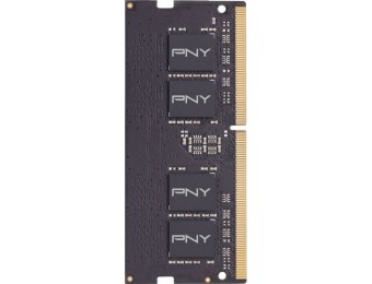 $20 off PNY 8GB 2.4GHz PC4-19200 DDR4 SO-DIMM Laptop Memory