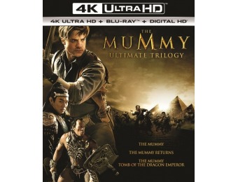 58% off The Mummy Ultimate Trilogy (4K Ultra HD Blu-ray)