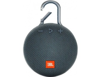 $30 off JBL Clip 3 Portable Bluetooth Speaker - Blue
