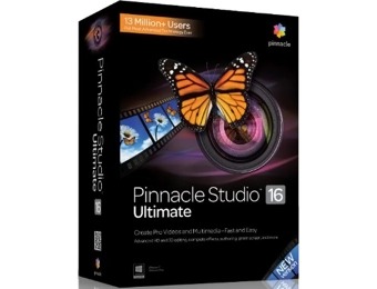 $90 off Pinnacle Studio 16 Ultimate (PC Windows Software)