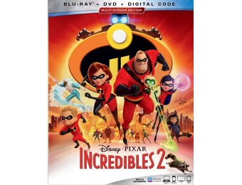 36% off Incredibles 2 (Blu-ray/DVD)