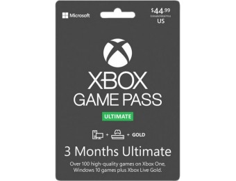 $22 off Xbox Game Pass Ultimate 3 Month Membership