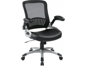 $193 off WorkSmart EM Series Bonded Leather Office Chair