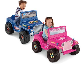 Deal: Fisher-Price Power Wheels 6-Volt Jeep, Barbie or Hot Wheels