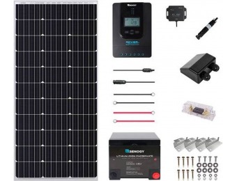 $400 off Renogy Mountable Solar Panel Kit (100W Panel, 50ah Battery)