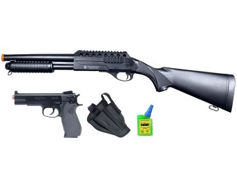 63% off Smith & Wesson On Duty Airsoft Shotgun & Pistol Kit