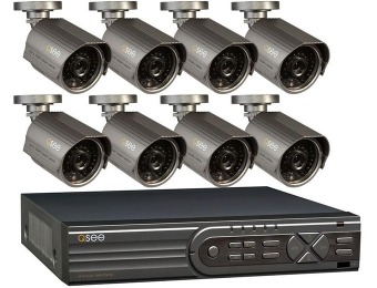 50% off Q-SEE Advanced 16-Ch 1TB Surveillance System & 8 Cameras
