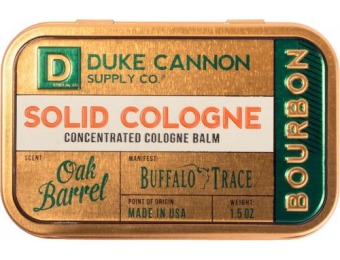 $7 off Duke Cannon Bourbon Solid Cologne Balm