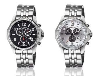 $575 off Akribos XXIV Swiss Quartz Chronograph Men's Watch