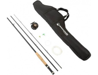 55% off Wakeman 3-Piece Fly Rod with Reel and Tackle
