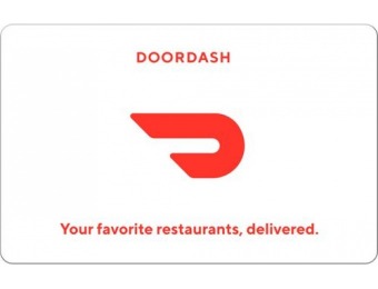 10% off DoorDash $25 Gift Code (Digital Delivery)