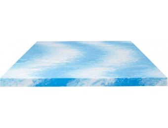 $63 off Sealy 3 + 1 Memory Foam Full Topper with Fiber Fill Cover