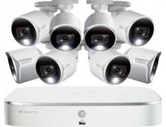 $220 off Lorex 8-Camera 4K UHD 2TB DVR Surveillance System
