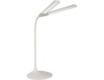 30% off OttLite 300-lumen Pivot Dual-Shade LED Desk Lamp