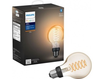 21% off Philips Hue White Filament G25 Bluetooth Smart LED Bulb