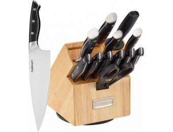 $75 off Cuisinart Classic 15-Piece Knife Set - Stainless Steel