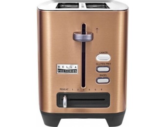 50% off Bella Pro Series 2-Slice Extra-Wide-Slot Toaster