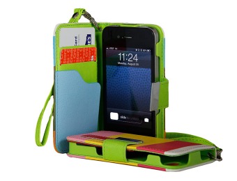$8 off Wallet Case for iPhone 4/4s, 5/5s, or 5c, Multiple Styles